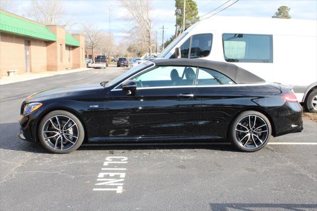 used 2021 Mercedes-Benz AMG C 43 car, priced at $53,998