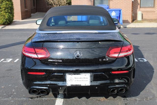 used 2021 Mercedes-Benz AMG C 43 car, priced at $53,998