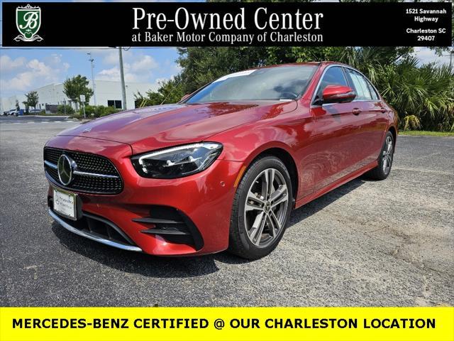 used 2021 Mercedes-Benz E-Class car, priced at $39,998