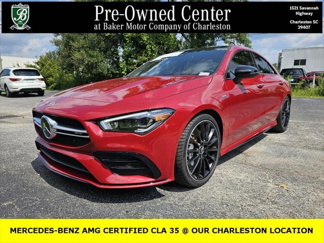 used 2023 Mercedes-Benz AMG CLA 35 car, priced at $51,888