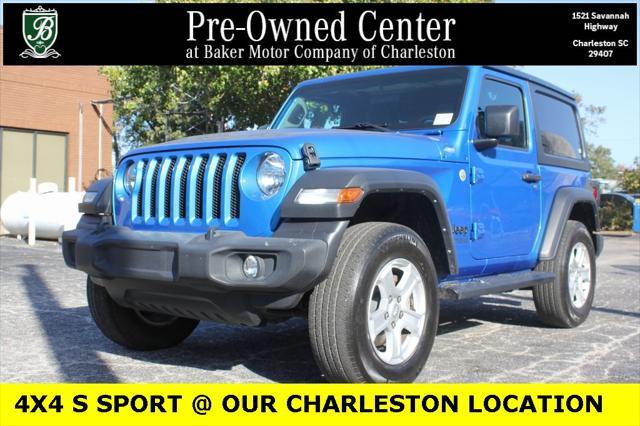 used 2021 Jeep Wrangler car, priced at $26,888