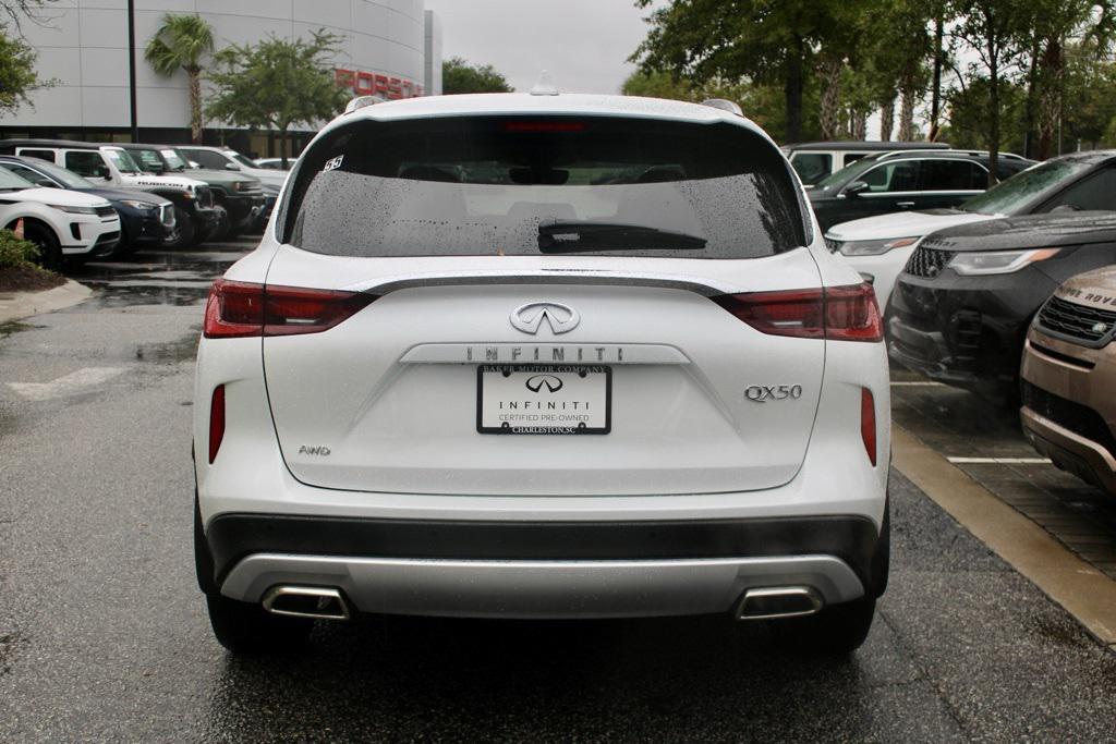 used 2025 INFINITI QX50 car, priced at $39,270