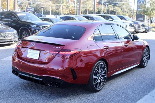 new 2025 Mercedes-Benz AMG C 43 car, priced at $80,545