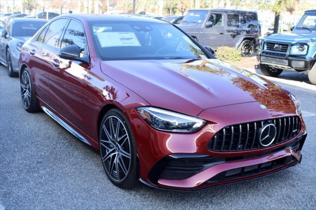 new 2025 Mercedes-Benz AMG C 43 car, priced at $80,545