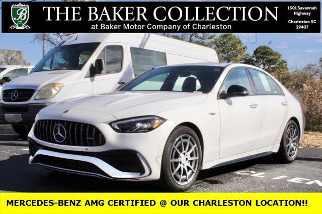 used 2023 Mercedes-Benz AMG C 43 car, priced at $51,782