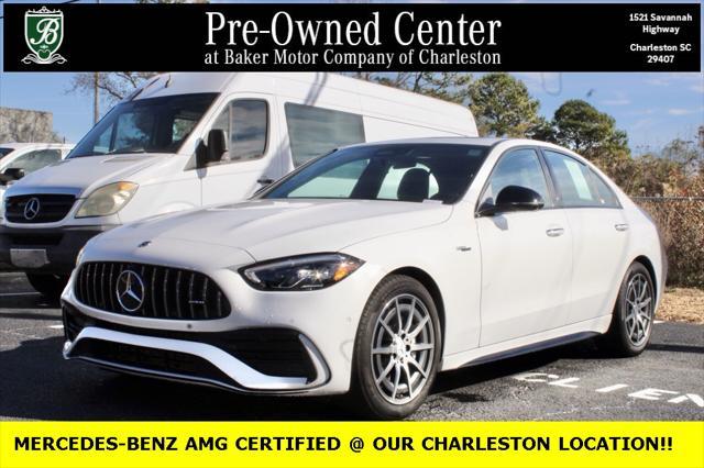 used 2023 Mercedes-Benz AMG C 43 car, priced at $51,782