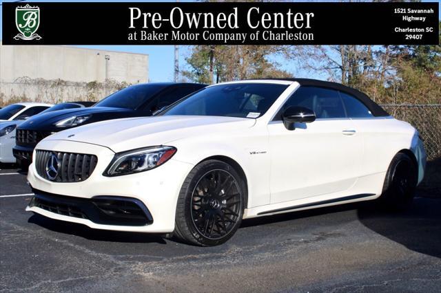 used 2021 Mercedes-Benz AMG C 63 car, priced at $62,995