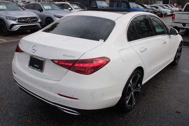 new 2025 Mercedes-Benz C-Class car, priced at $55,935