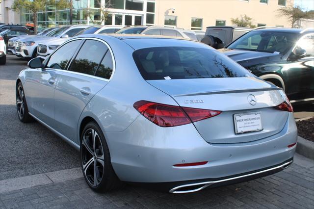 new 2025 Mercedes-Benz C-Class car, priced at $58,985