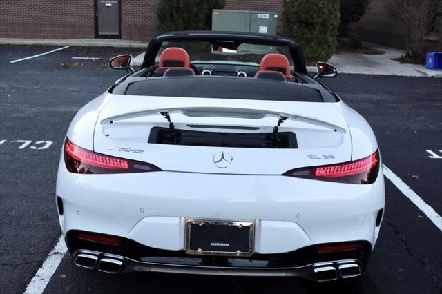 used 2023 Mercedes-Benz AMG SL 55 car, priced at $112,995