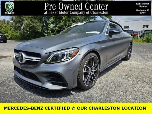 used 2023 Mercedes-Benz AMG C 43 car, priced at $68,988