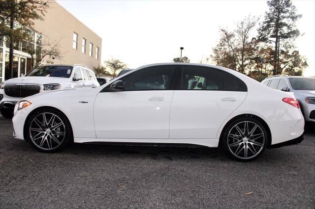 new 2025 Mercedes-Benz AMG C 43 car, priced at $76,115