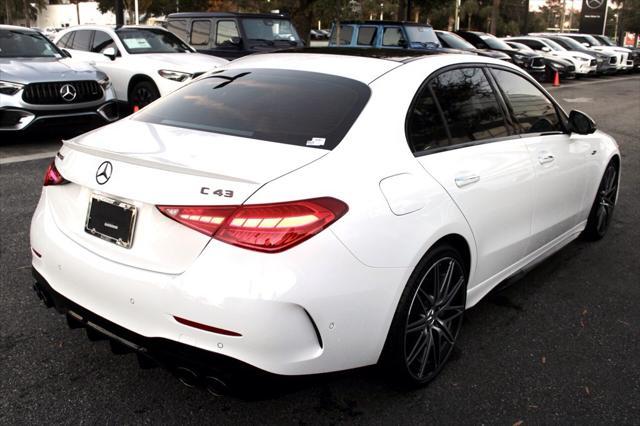 new 2025 Mercedes-Benz AMG C 43 car, priced at $76,115