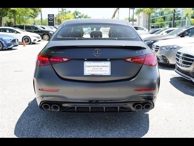 new 2024 Mercedes-Benz AMG C 43 car, priced at $80,505