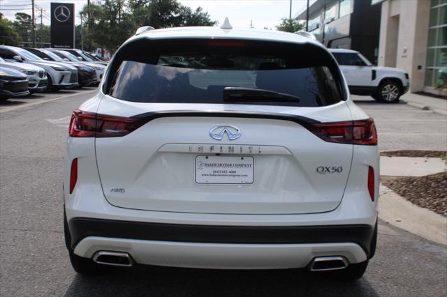 used 2022 INFINITI QX50 car, priced at $31,955