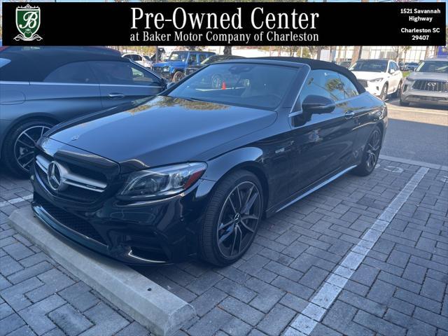 used 2020 Mercedes-Benz AMG C 43 car, priced at $45,975