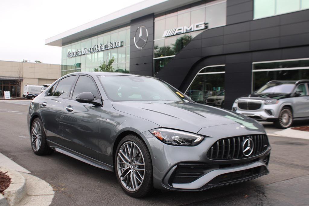 used 2024 Mercedes-Benz AMG C 43 car, priced at $60,624