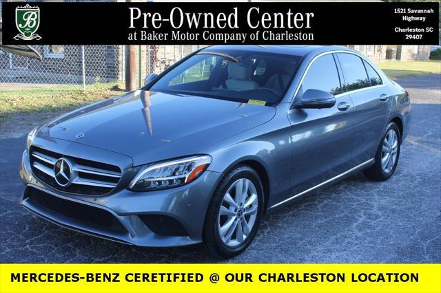 used 2021 Mercedes-Benz C-Class car, priced at $27,988