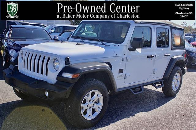 used 2021 Jeep Wrangler Unlimited car, priced at $28,688