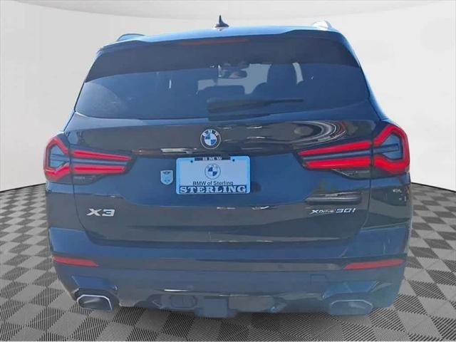 used 2022 BMW X3 car, priced at $34,162