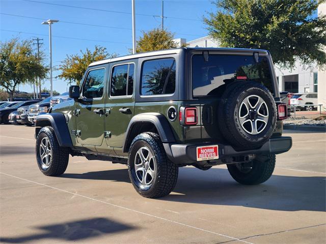 used 2021 Jeep Wrangler Unlimited car, priced at $28,999