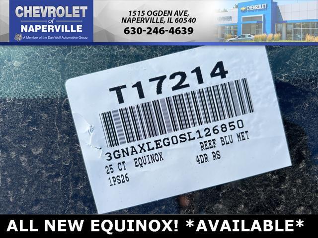 new 2025 Chevrolet Equinox car, priced at $34,920