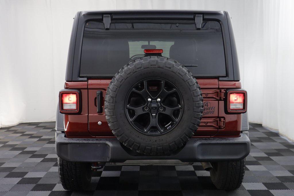 used 2021 Jeep Wrangler Unlimited car, priced at $28,846