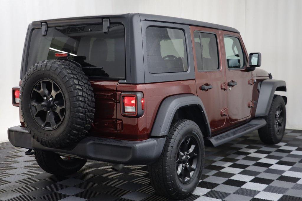 used 2021 Jeep Wrangler Unlimited car, priced at $28,846