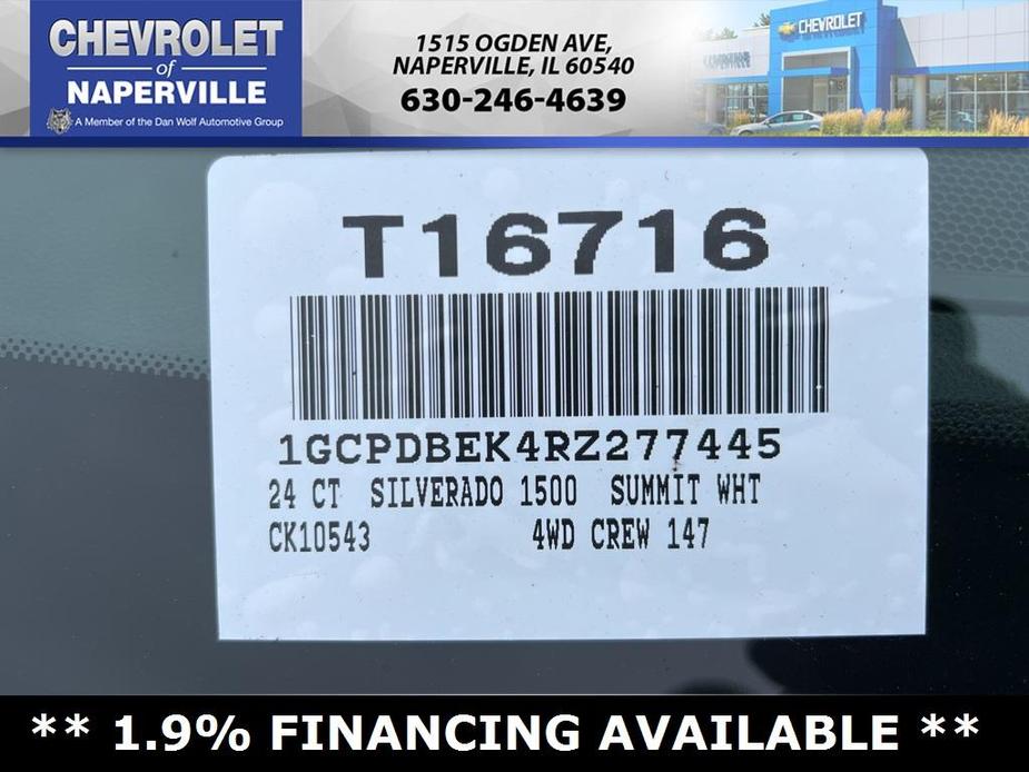 new 2024 Chevrolet Silverado 1500 car, priced at $41,702
