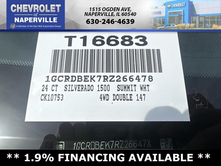 new 2024 Chevrolet Silverado 1500 car, priced at $39,736