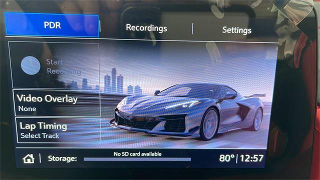 new 2025 Chevrolet Corvette car, priced at $82,459