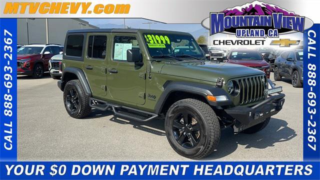 used 2021 Jeep Wrangler Unlimited car, priced at $30,999