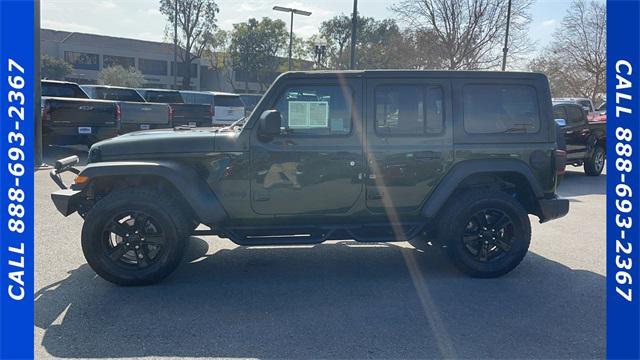 used 2021 Jeep Wrangler Unlimited car, priced at $30,999