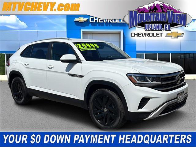 used 2022 Volkswagen Atlas Cross Sport car, priced at $23,719