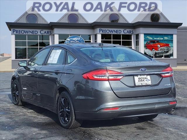 used 2018 Ford Fusion Hybrid car, priced at $13,975