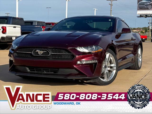 used 2018 Ford Mustang car, priced at $19,500