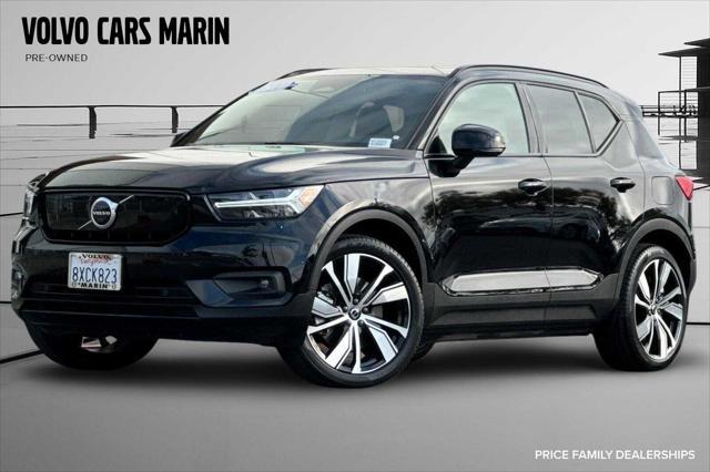 used 2021 Volvo XC40 Recharge Pure Electric car, priced at $33,700