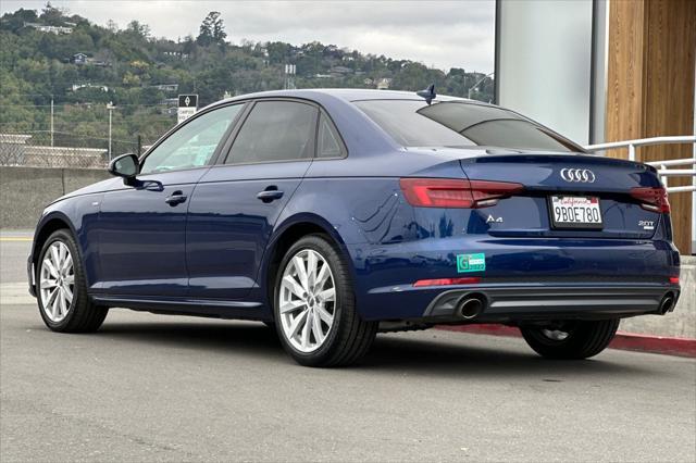 used 2018 Audi A4 car, priced at $17,500