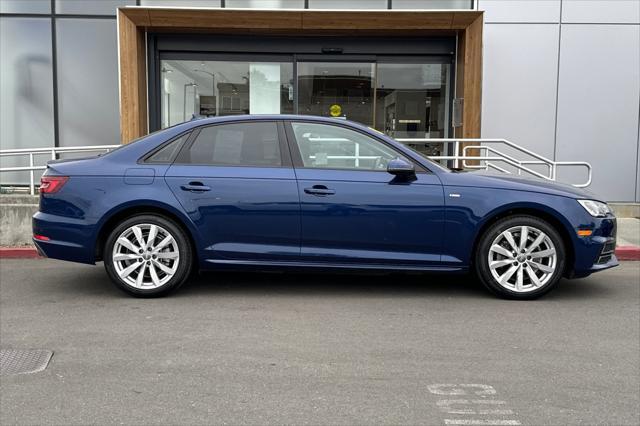 used 2018 Audi A4 car, priced at $17,500