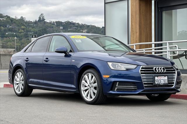 used 2018 Audi A4 car, priced at $17,500