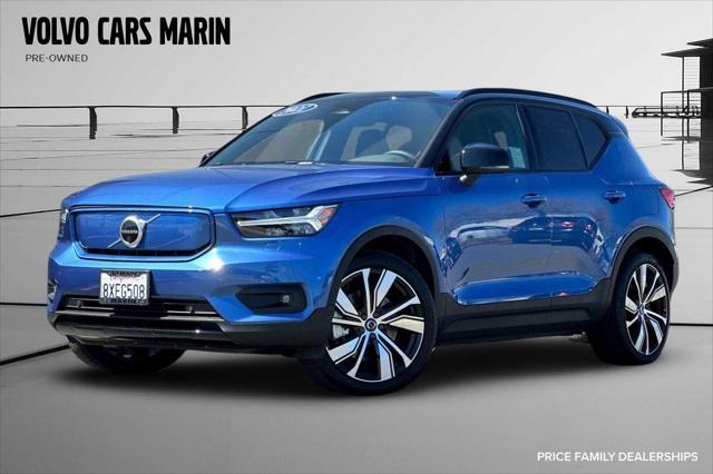 used 2021 Volvo XC40 Recharge Pure Electric car, priced at $34,600