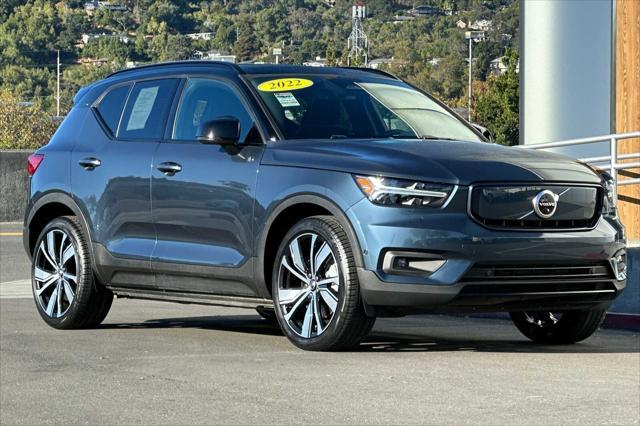 used 2022 Volvo XC40 Recharge Pure Electric car, priced at $32,300