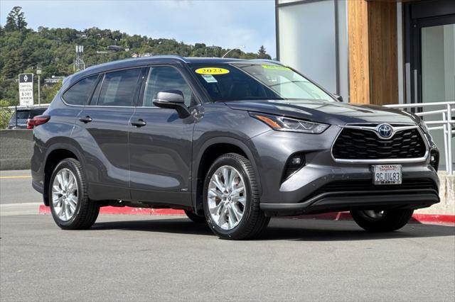 used 2023 Toyota Highlander Hybrid car, priced at $52,300