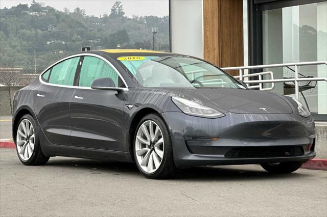 used 2018 Tesla Model 3 car, priced at $19,000