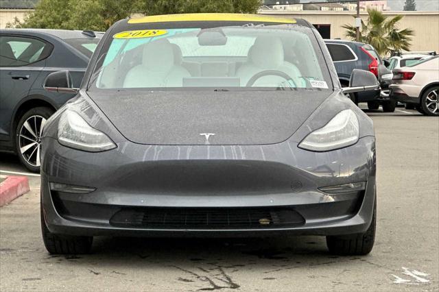 used 2018 Tesla Model 3 car, priced at $19,000