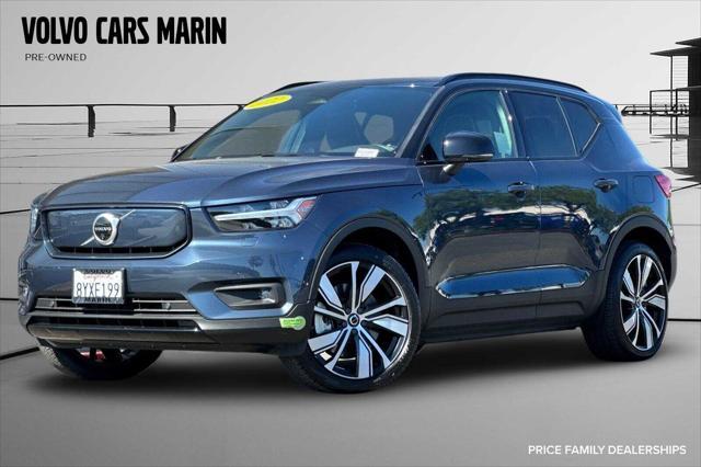 used 2022 Volvo XC40 Recharge Pure Electric car, priced at $35,900