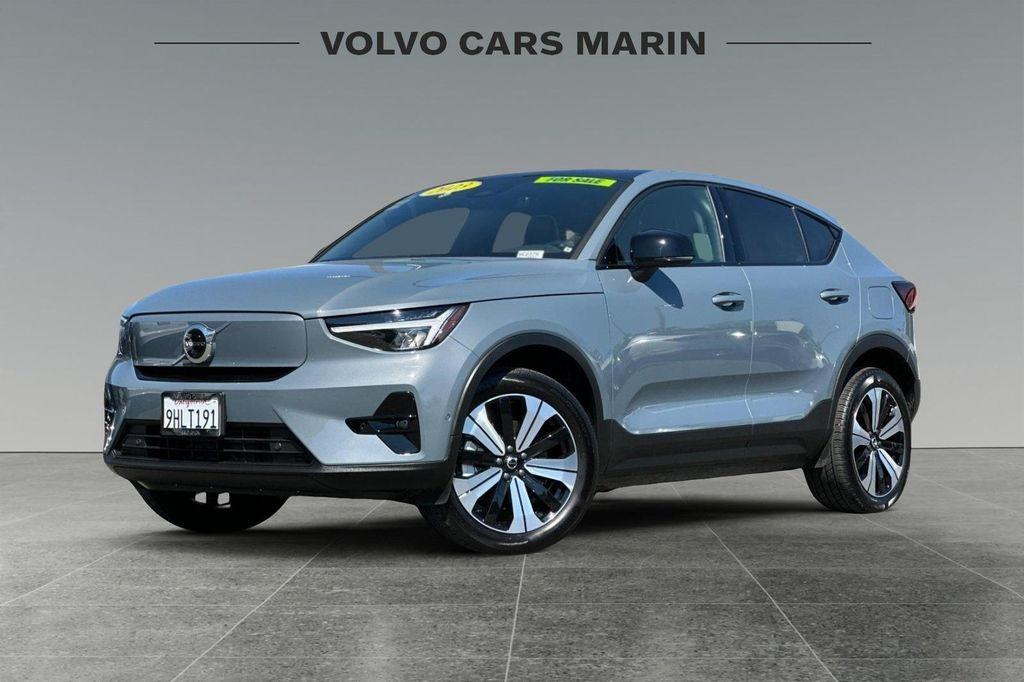 used 2023 Volvo C40 Recharge Pure Electric car, priced at $34,600