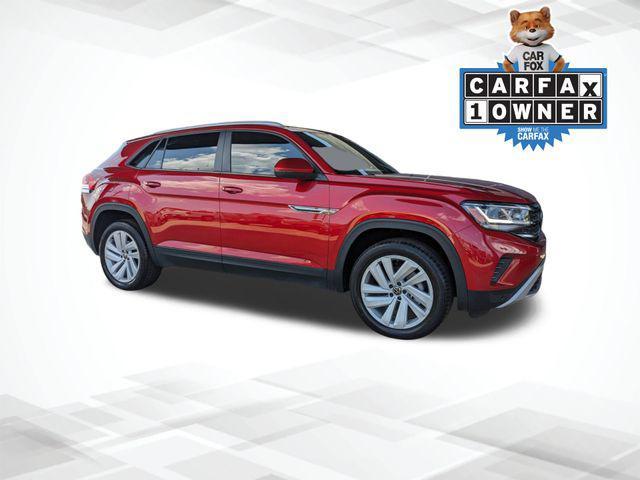 used 2021 Volkswagen Atlas Cross Sport car, priced at $23,895