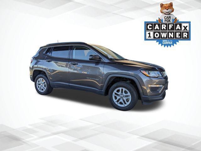 used 2021 Jeep Compass car, priced at $18,482