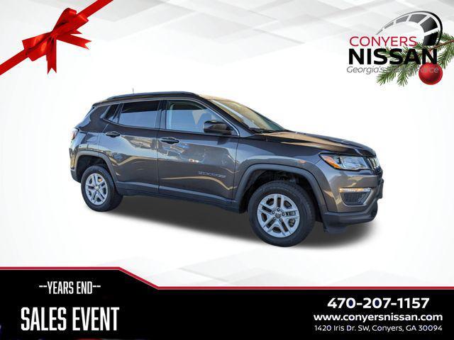 used 2021 Jeep Compass car, priced at $18,482